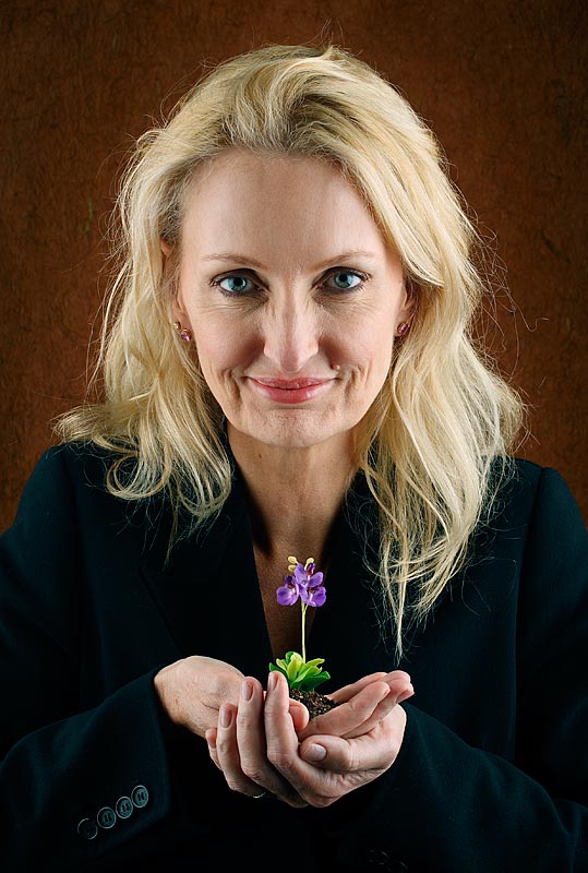 Renowned photographer Anne Geddes. (Photographer: Andy Rogers)